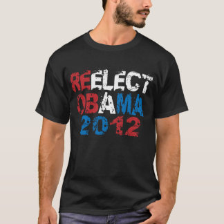 Camiseta Re-Elect Obama 2012