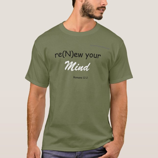 Camiseta re(N)ew Your Mind (Nova mente) (Frente)