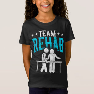 Camiseta Reabilitação de Equipe do Assistente de Terapia 
