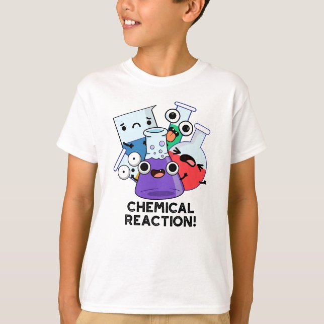 Camiseta Reação Química Furiosa Química Pun (Frente)