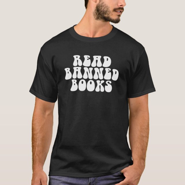 Camiseta Read Banned Books Book Reading   Book Nerd Librari (Frente)