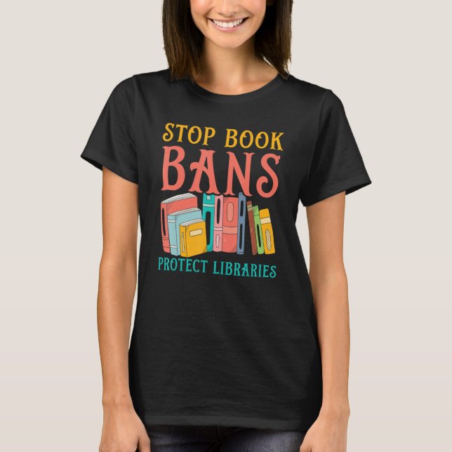 Camiseta Read Banned Books Bookworm Book  Bibliophile (Frente)