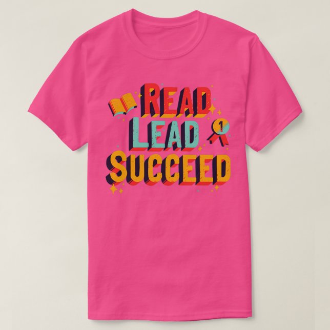 CAMISETA READ LEAD SUCCEED (Frente do Design)