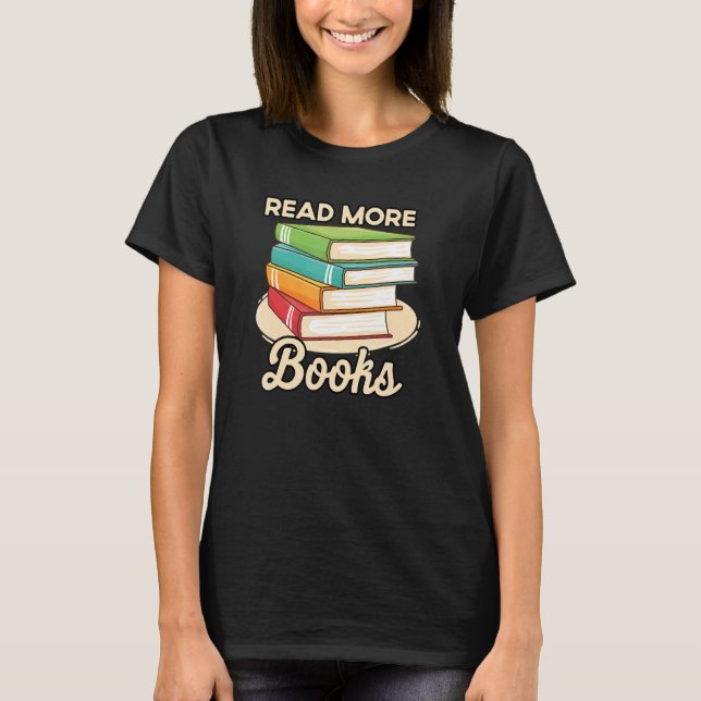Camiseta Read More Books Case National Read A Book Day (Frente)