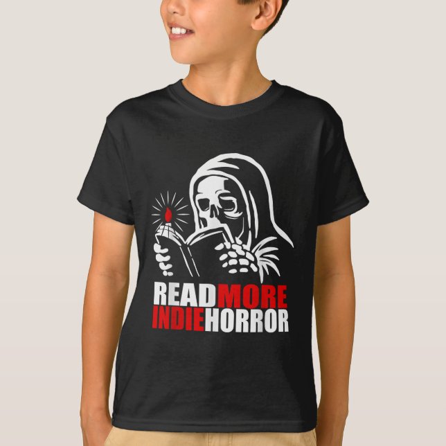 Camiseta Read More Indie Horror Apparel  (Frente)