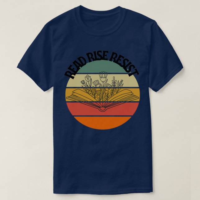 Camiseta Read Rise resist (Frente do Design)