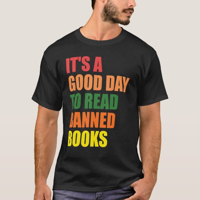 Camiseta Reader It's A Good Day To Read Banned Books Bookwo (Frente)