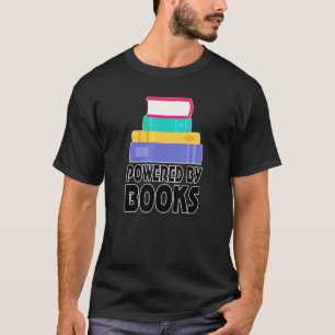 Camiseta Reading Bookworm Powered By Books