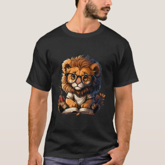 Camiseta Reading Lion For Books Reading For Book Readers