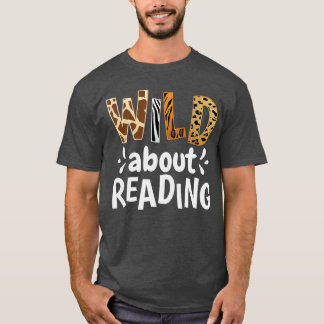 Camiseta Reading Lover Apparel Wild About Reading Reading B