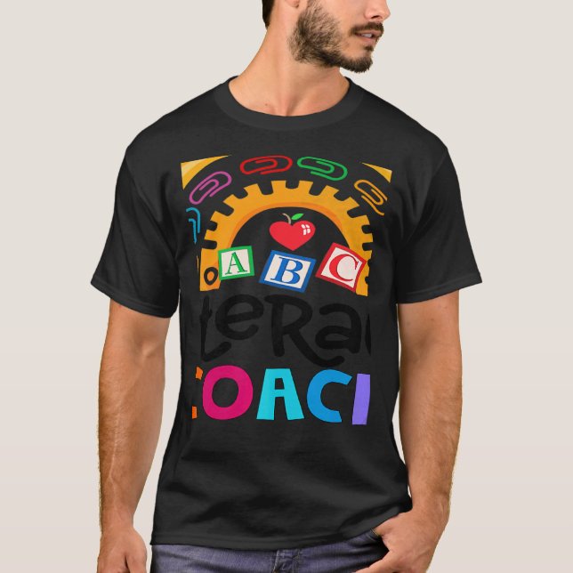 Camiseta Reading Teacher Back School Special Literacy Coach (Frente)