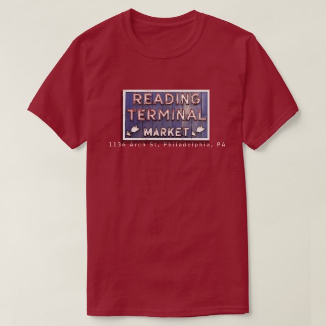 Camiseta Reading Terminal Market (Frente do Design)
