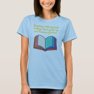 Camiseta Reading With My Kids T-Shirt