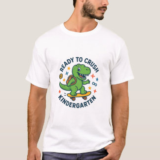 Camiseta Ready to Crush Kindergarten Kids–Fun Firsof School