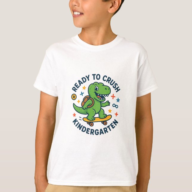 Camiseta Ready to Crush Kindergarten Kids T-Shirt (Frente)