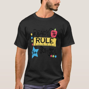 Camiseta Ready To Rule The School Pre K Student Teacher Gif