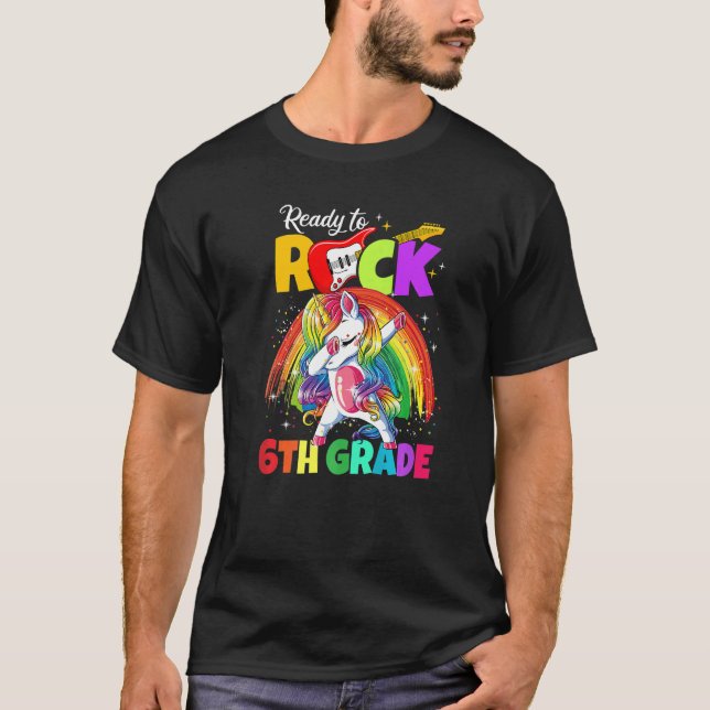Camiseta Readytorock 6 De Volta À Escola No Primeiro Dia De (Frente)