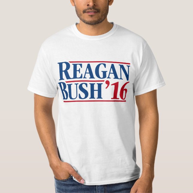 Camiseta Reagan - Bush' 16 (Frente)