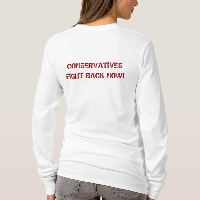 CAMISETA REAGAN, CONSERVADORES UNE-SE (Verso)