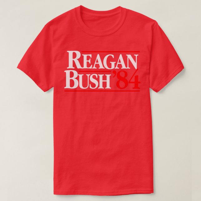 Camiseta ReaganBush x2784 1 (Frente do Design)