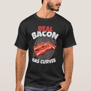 Camiseta Real Bacon Tem Curvas Churrasco Grelando Porco Bac