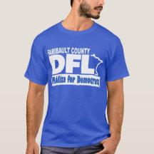 Camiseta Real Blue Faribault Co. DFL (100% de algo