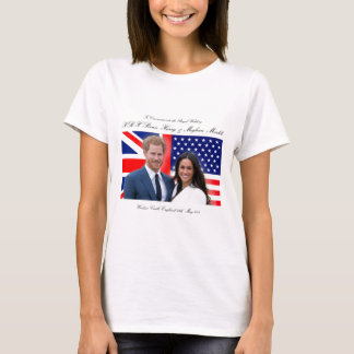Camiseta Real Casamento Príncipe Harry e Meghan Markle