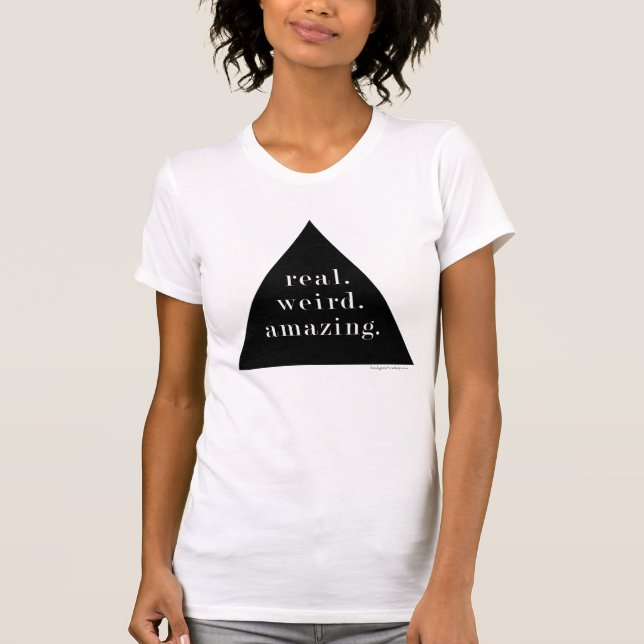 Camiseta real. estranho. surpresa. - T-shirt (Frente)