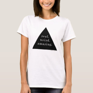 Camiseta real. estranho. surpresa. - Tanque do músculo