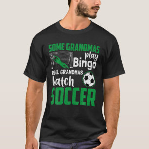Camiseta Real Grandmas Watch Soccer Retro Dia de as mães