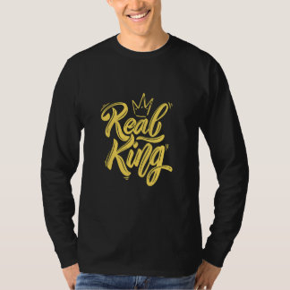 Camiseta Real King | Liderança em negrito
