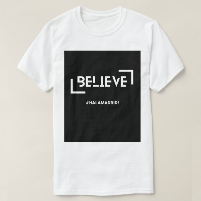 Camiseta Real Madrid fan merch (Frente do Design)