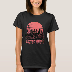 Camiseta Real Men aciona o binário de plug-in de carro elét