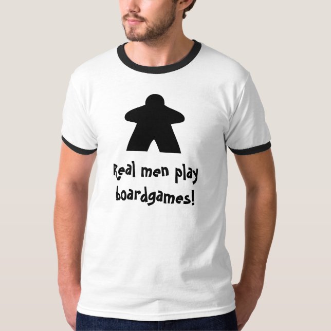Camiseta Real men boardgames play! (Frente)