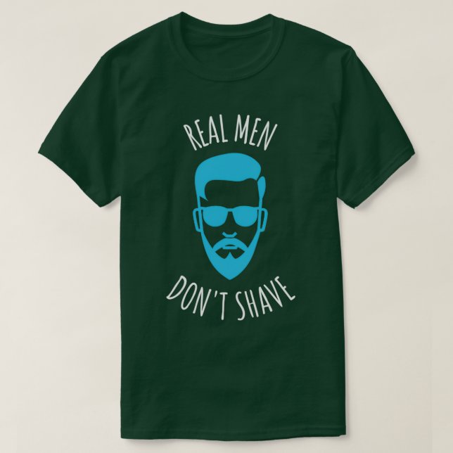 Camiseta Real men dont shave 4 (Frente do Design)