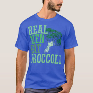 Camiseta Real Men Eat Broccoli Broccoholic Vegetable Vegeta