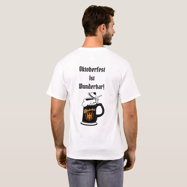 Camiseta Real Men Veste Lederhosen (Parte Traseira Completa)