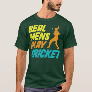 Camiseta Real Mens Jogam Cricket Engraçado dizendo