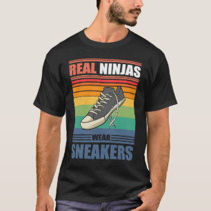 Camiseta Real Ninjas Veste Sneakers Calçado Vintage Foo Cas