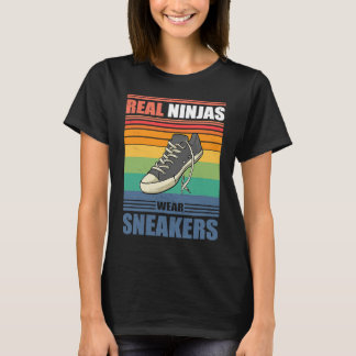 Camiseta Real Ninjas Wear Sneakers Vintage Shoe  Casual Foo