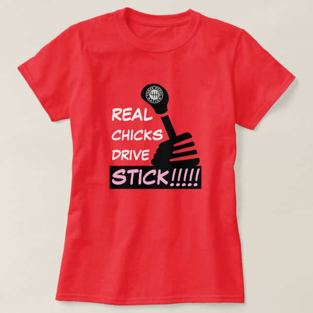 CAMISETA REAL PINTINHOS DRIVE STICK (Frente do Design)
