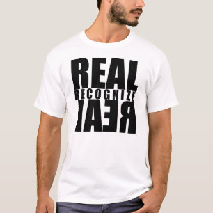 Camiseta Real reconheça o T branco real