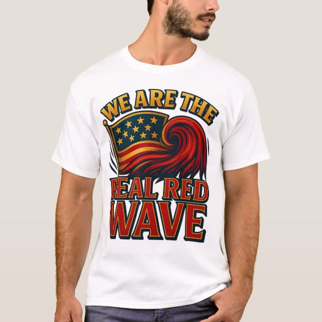 Camiseta Real Red Wave™ Tee Masculino (Frente)