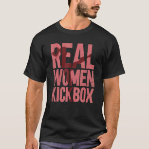 Camiseta Real Women Kickbox Material Arts Kickboxe Kickb