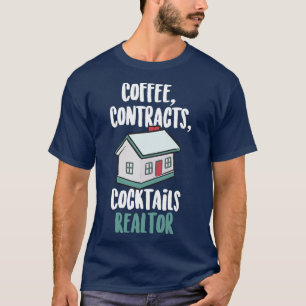 Camiseta Realador de Cocktails Contratos de Café