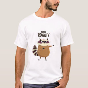 Camiseta Realeza do Lixo Presente de Guaxinim Engraçado e S