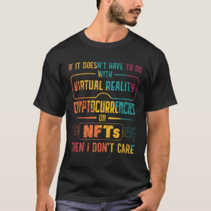 Camiseta Realidade Virtual Criptocurrency Nfts Addict Retro