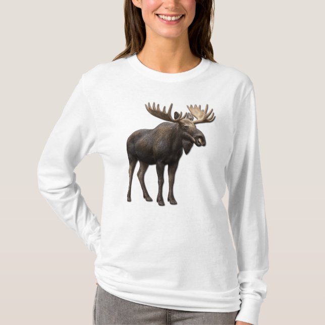 CAMISETA REALISTIC MOOSE DESIGN. SAMER BRASIL (Frente)