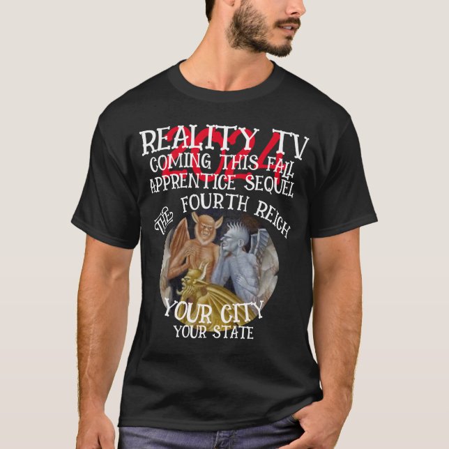 CAMISETA REALITY TV QUARTO REALIZOU ESTA QUEDA TERCEIRO (Frente)