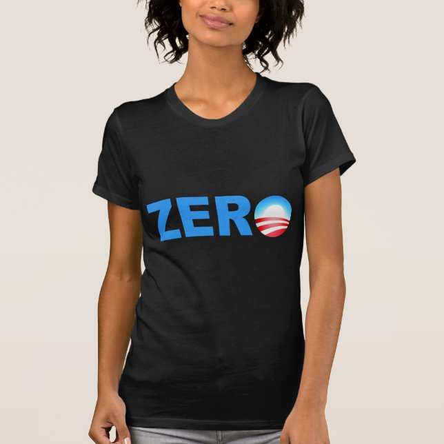 Camiseta Realizações zero de Obama (Frente)